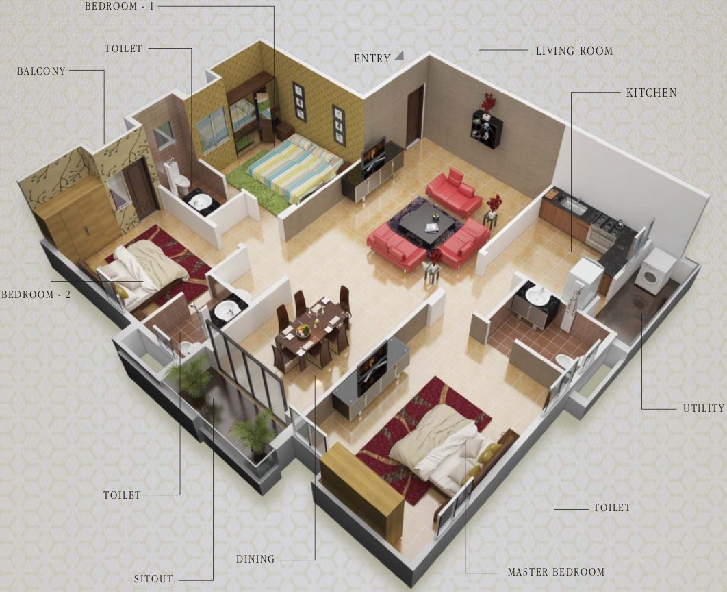 Three BHK