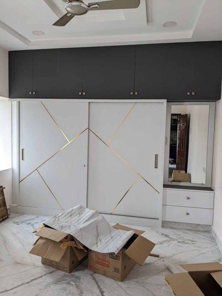 Simple elegant wardrobe
